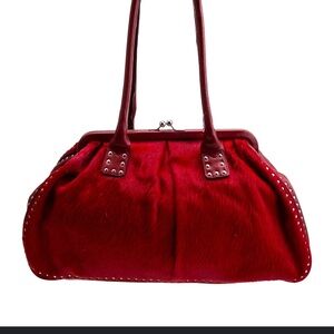 Berge Pony Hair Shoulder Bag